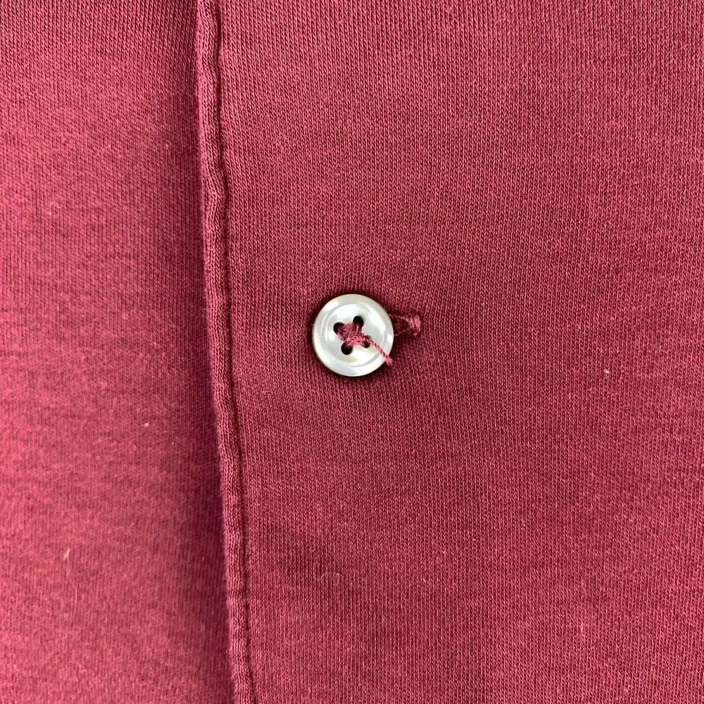 Polo Ralph Lauren Shirt Mens‎ 2XLT Burgundy Flesh Pony Long Sleeve Henley Preppy